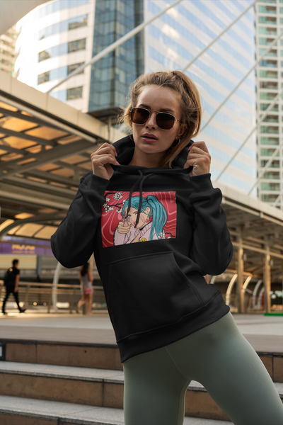 Tokyo Danger - Anime Girl - Unisex Hoodie