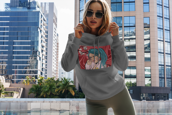 Tokyo Danger - Anime Girl - Unisex Hoodie