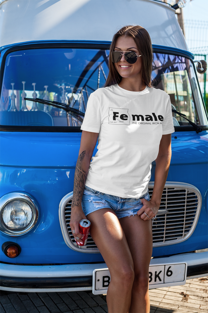 FeMale - Women fit Slim Original Man – tee Iron Jumpsuits for