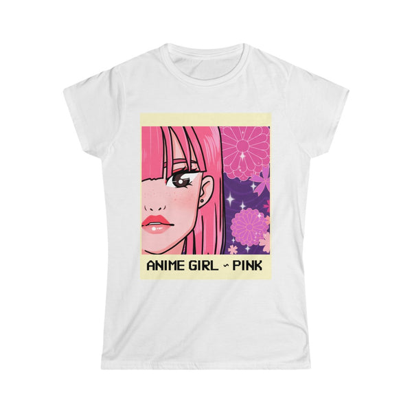 Tokyo Pink - Anime Girl Softstyle Tee