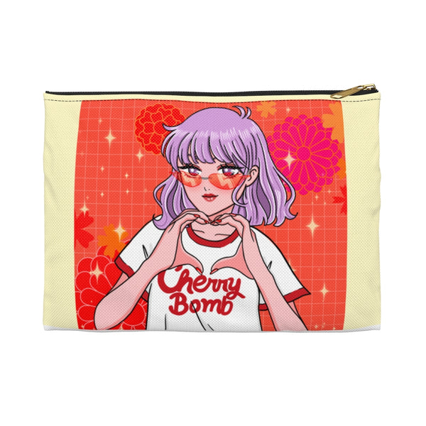 Tokyo Cherry Bomb - Anime Girl - Accessory Pouch