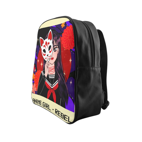 Tokyo Kitty - Anime Girl - School Backpack