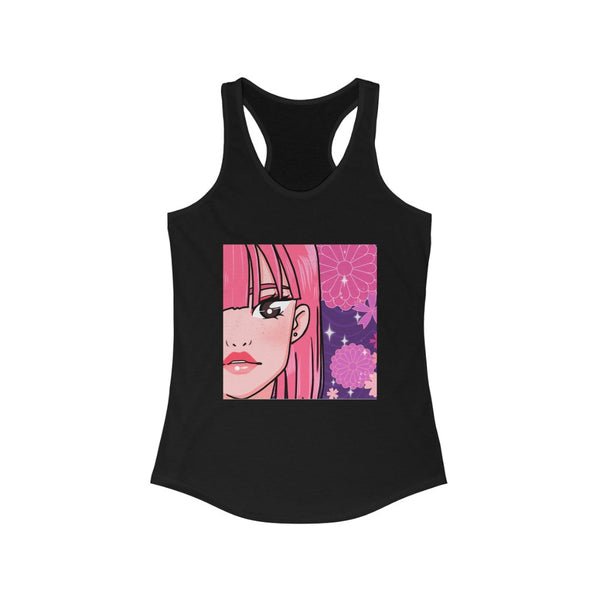 Tokyo Pink - Anime Girl - Racerback Tank