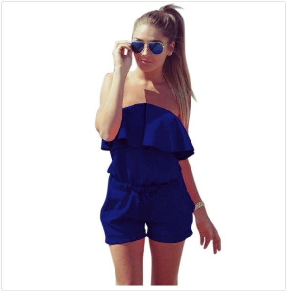 Casual Off the Shoulder Rompers